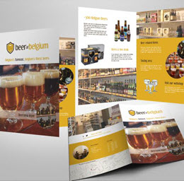 Beer of Belgium - Leaflet/Flyer ontwerp